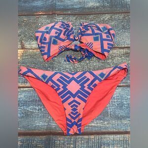 Red Carter Bathing suit set Small